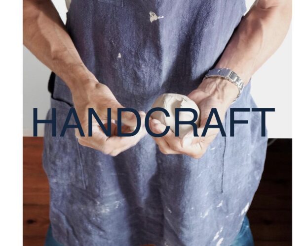 handcraft lin tablier japonais